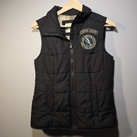Ruff Hewn Jackets & Blazers - Ruff Hewn Puffer Vest - Blue Ridge Free Style - Size Small